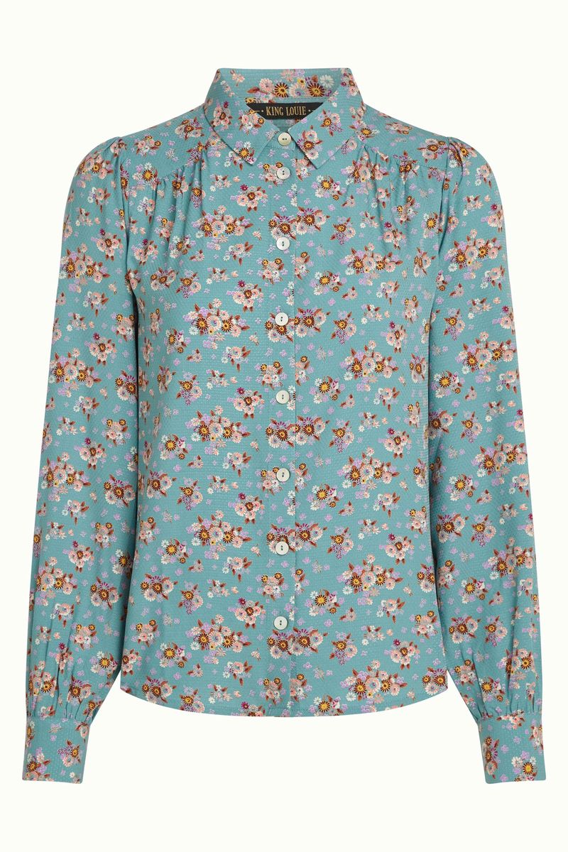 Carina Blouse Revel Silver Green