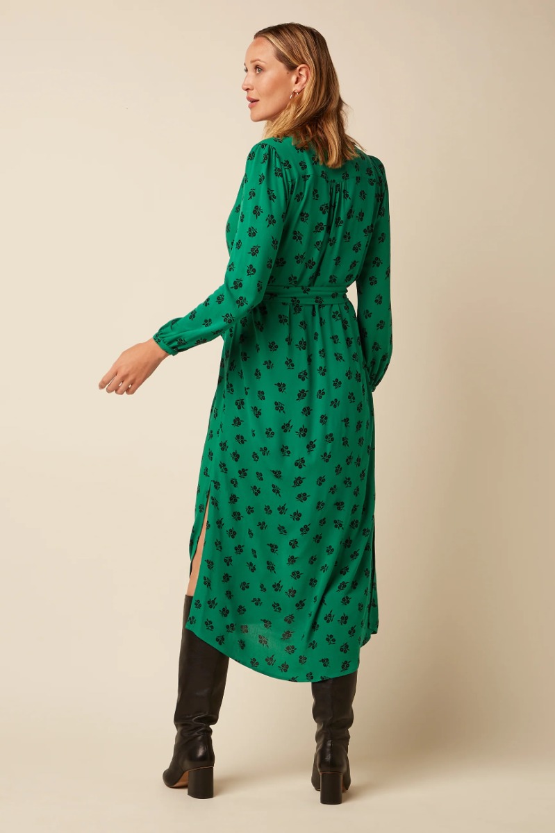 Stella Midi Kleedje Farlane Meadow Groen