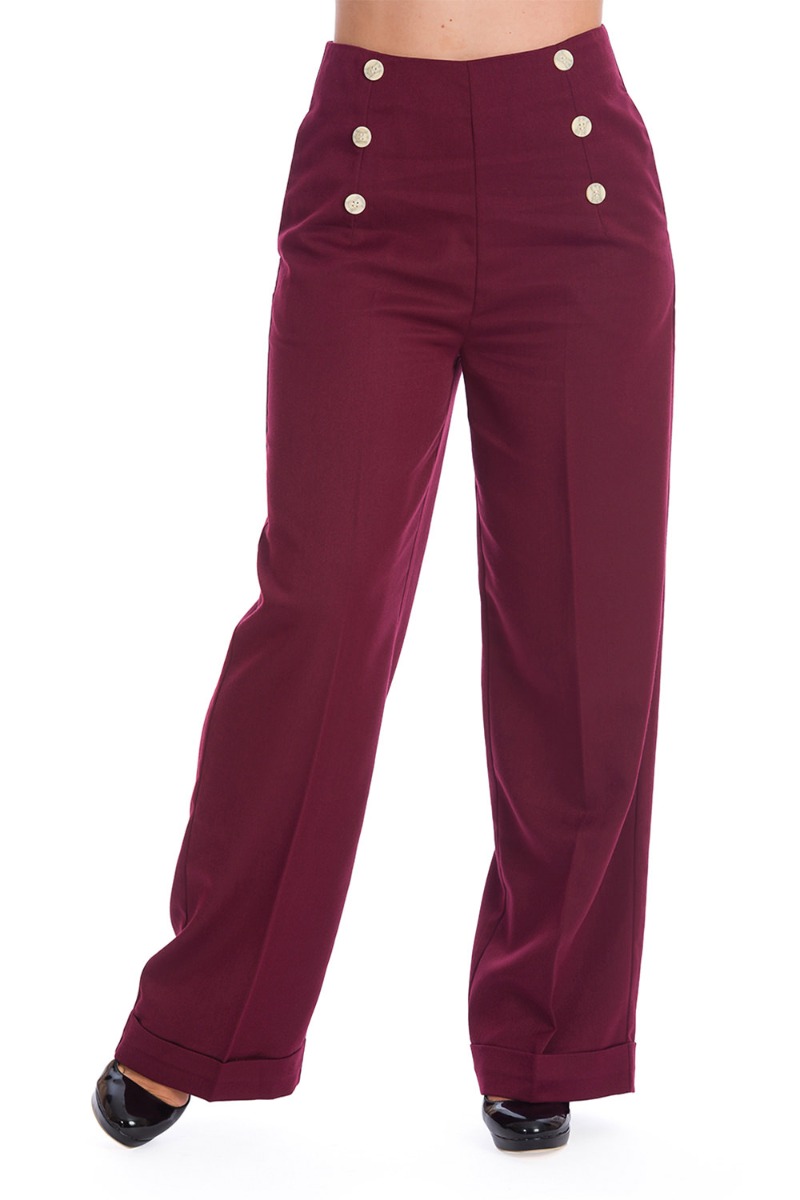 Adventures Broek Burgundy