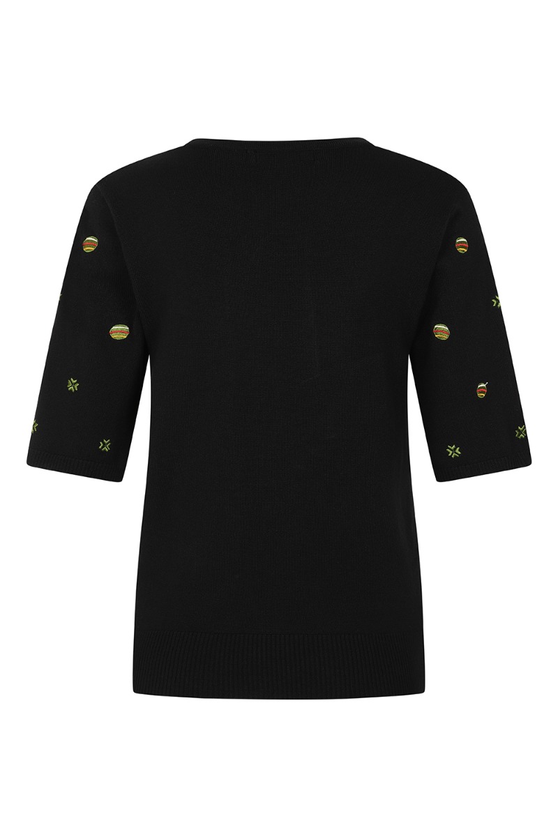 Scandi Tree Holliday Cheer Truitje Zwart