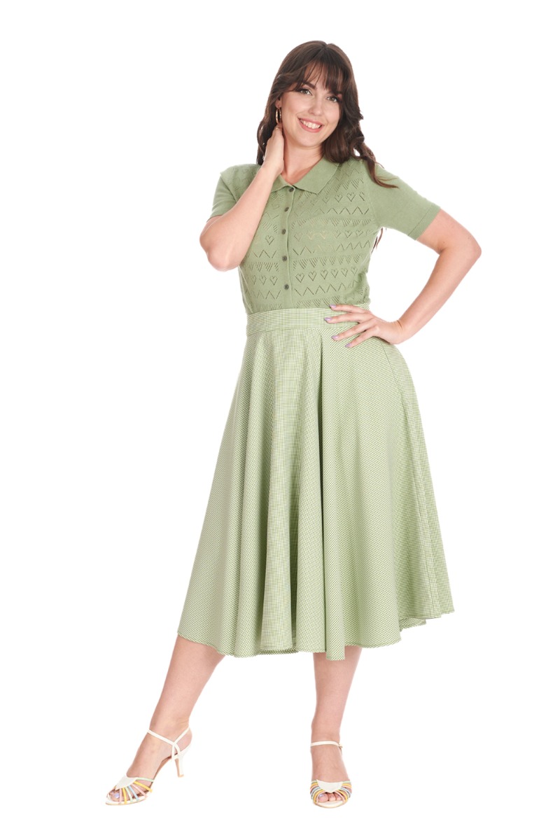 Cardigan Heart Groen