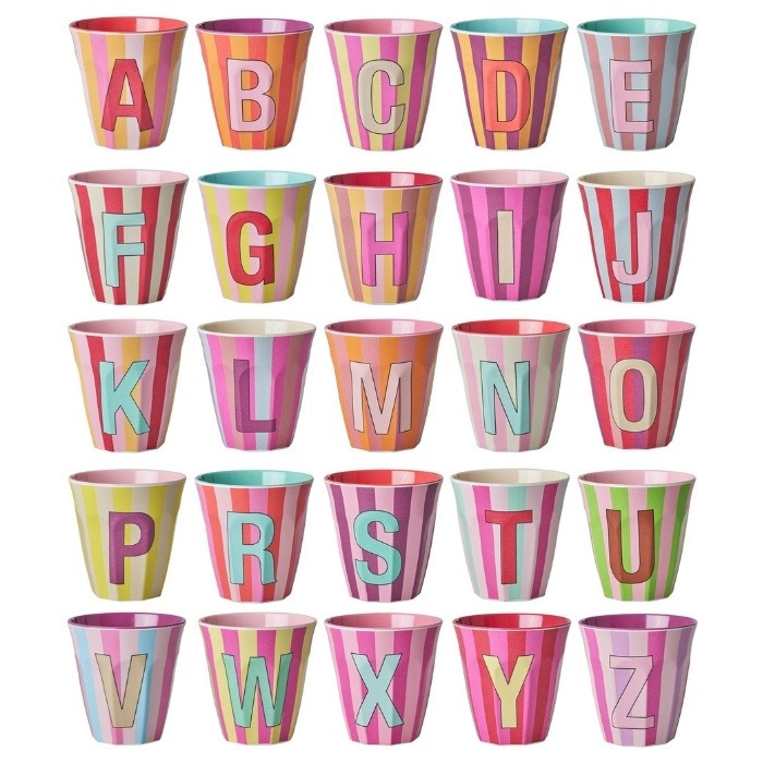 Melamine Beker Alfabet W