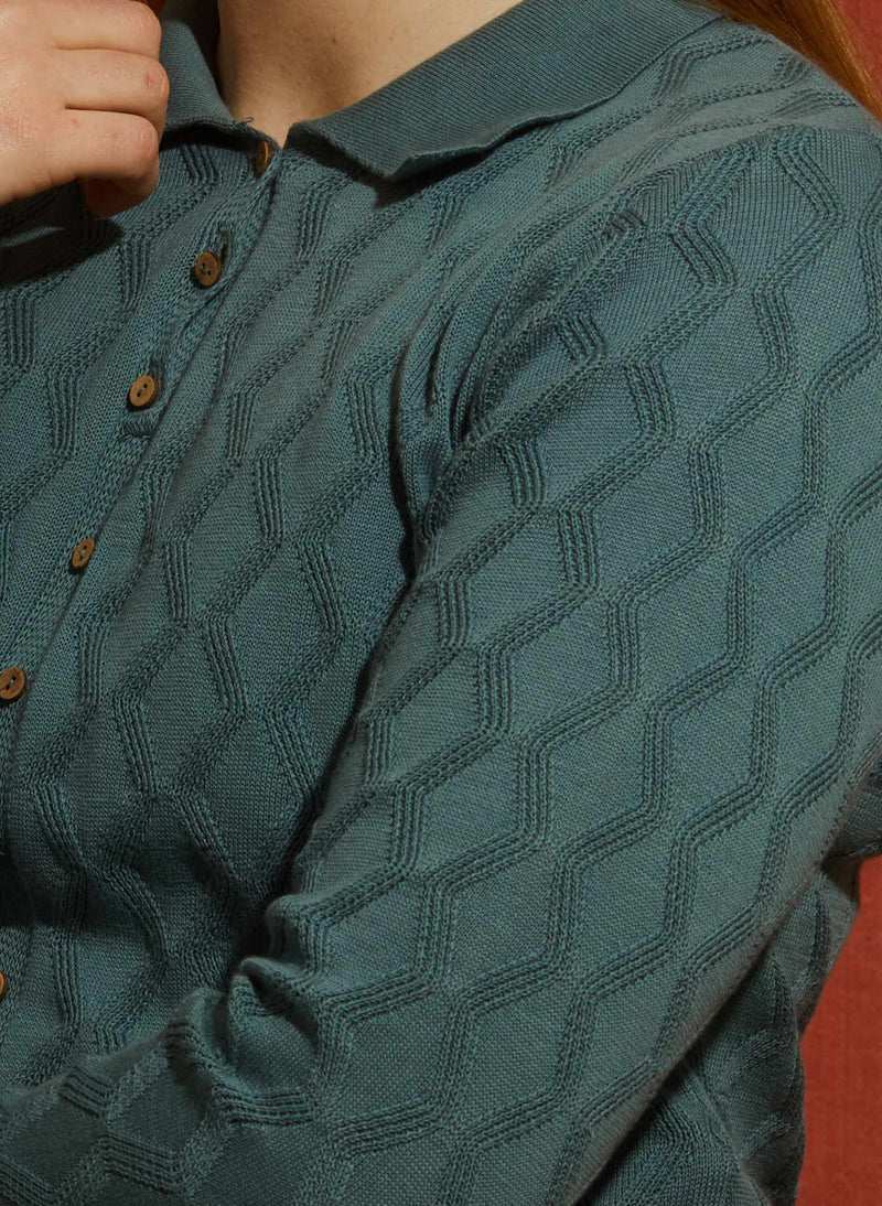 Rosie Trui Pointelle Teal