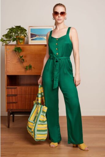 Ines Jumpsuit Cameron Nile Groen