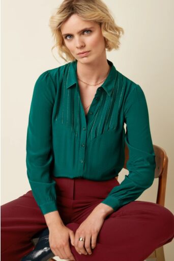 Karen Blouse Sista Coast Blue