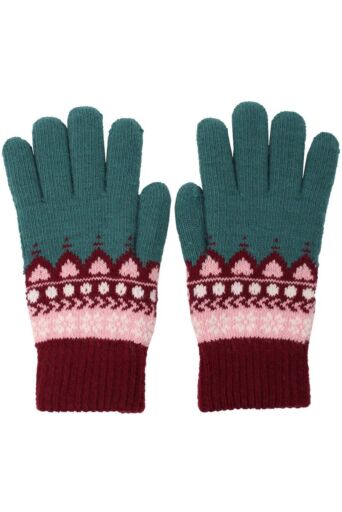 Handschoenen Jaquard Groen