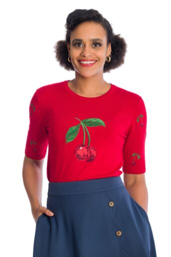 Summer Cherry Jumper Rood