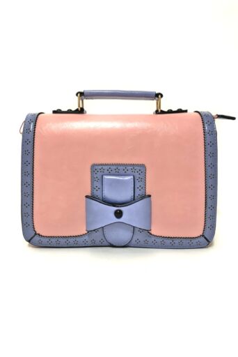 Scandel Handtas Roze blauw