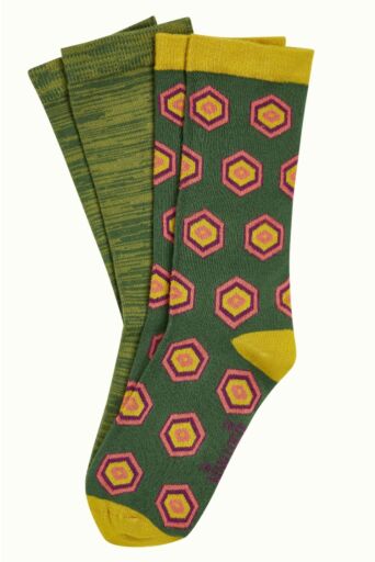 Socks 2-Pack Crown Fir Groen