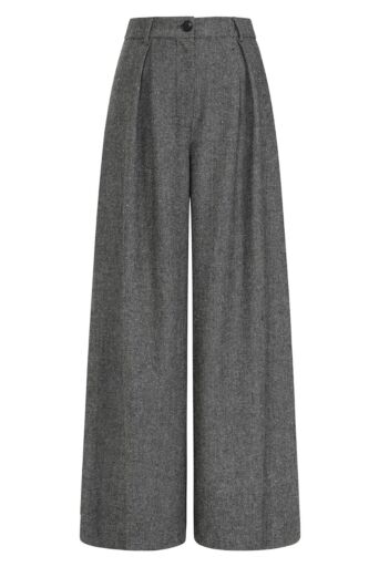 Lori Herringbone Broek Grijs