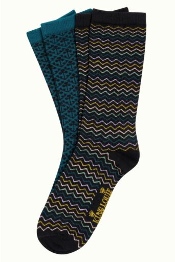 Socks 2-Pack Bondi  Zwart
