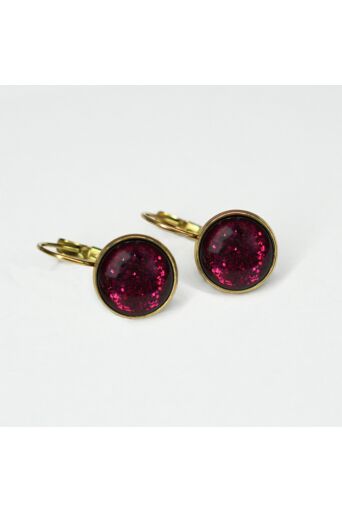Dots Fuchsia Glitter