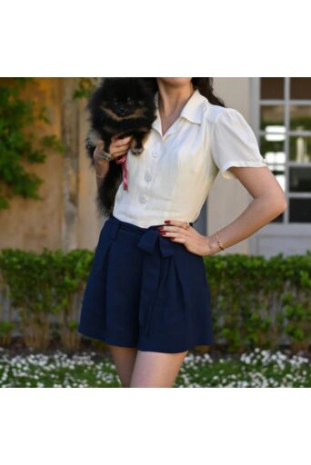Emma Tap Shorts Blauw