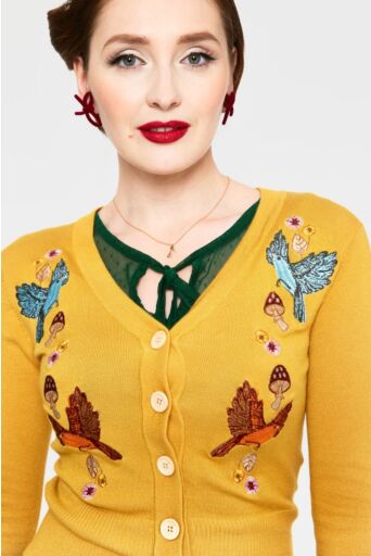 Woodland Cardigan Geel