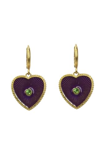 Je-m aime Oorbellen Plum