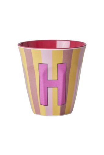 Melamine Beker Alfabet H