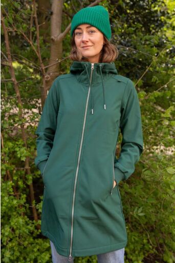 Jane Softshell Jas Dark Khaki