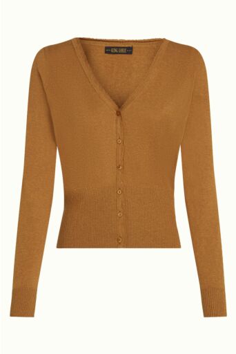 Cardigan V Cocoon Maple Oranje