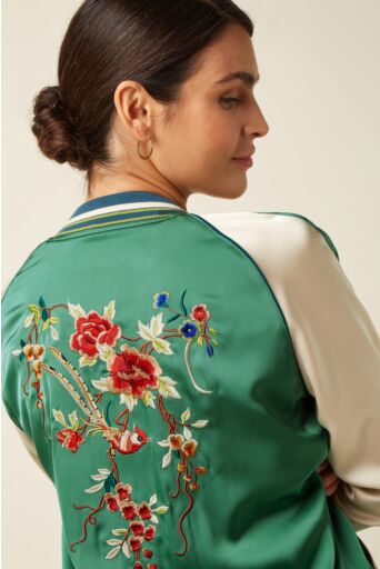 Bomber Jacket Lazou Fir Green