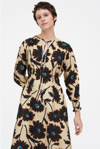 Giardina Floral Midi Kleedje