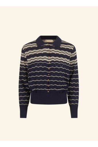 Dolly Trui Stripe navy/cream