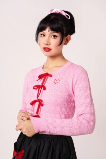 Lucie Cardigan Roze
