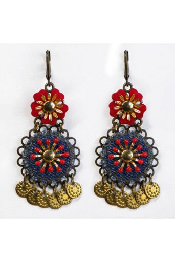 Ripeti Oorhangers Denim Rood