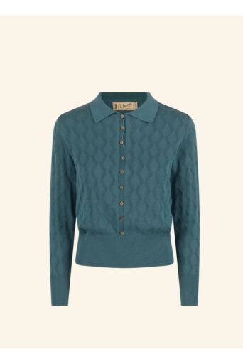 Rosie Trui Pointelle Teal