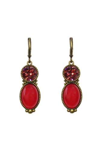 Tosca Earrings Cherry rood