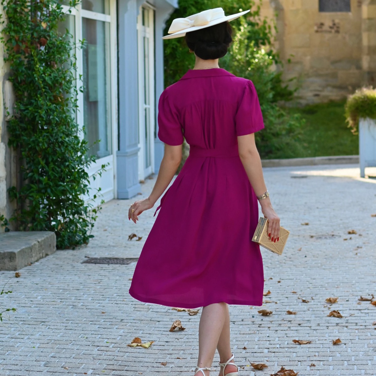 Peggy Wrap Kleedje Mulberry