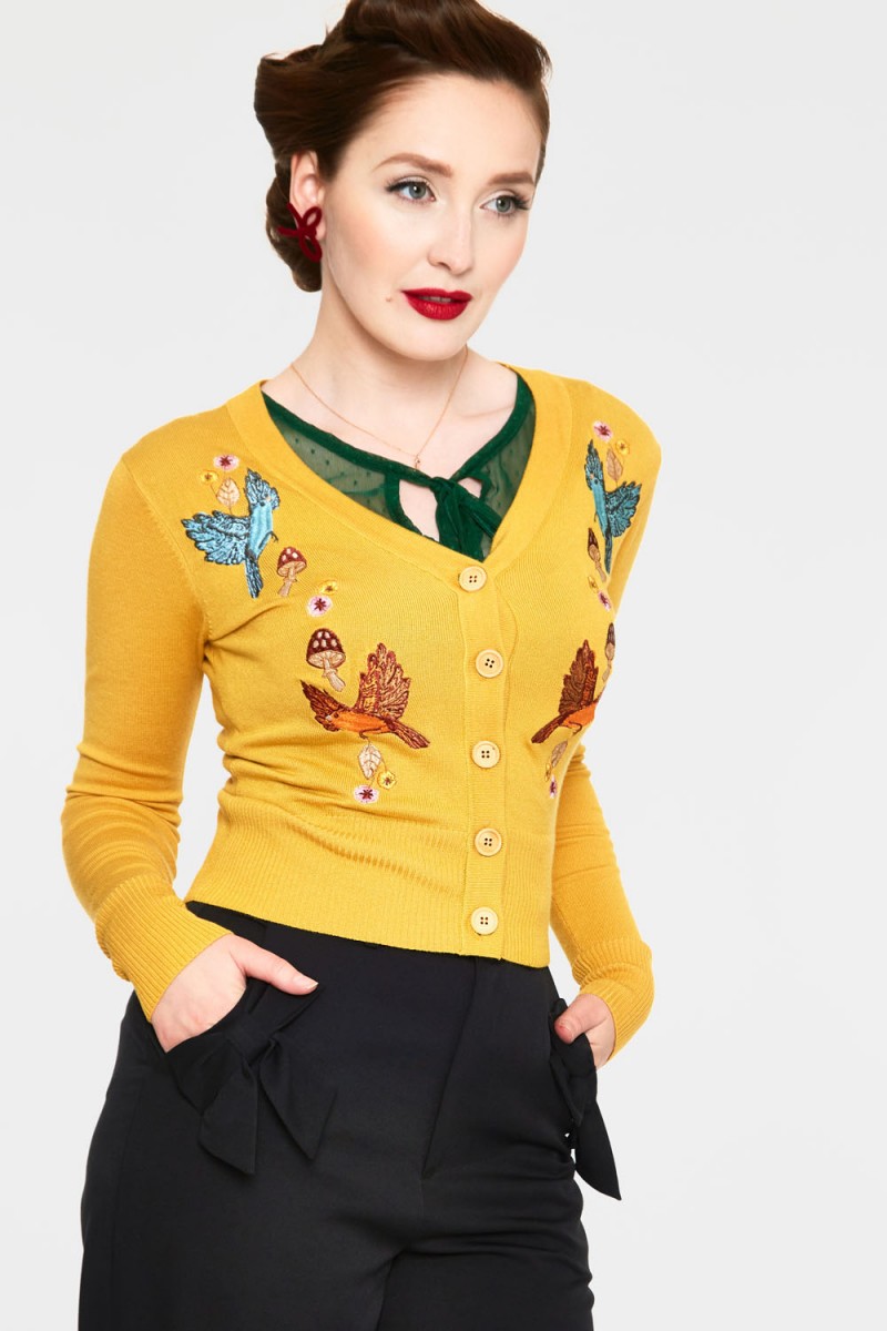Woodland Cardigan Geel