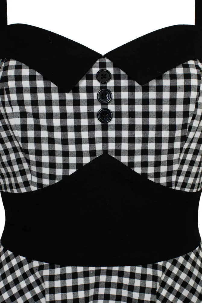 Mel Kleedje Zwart/Wit