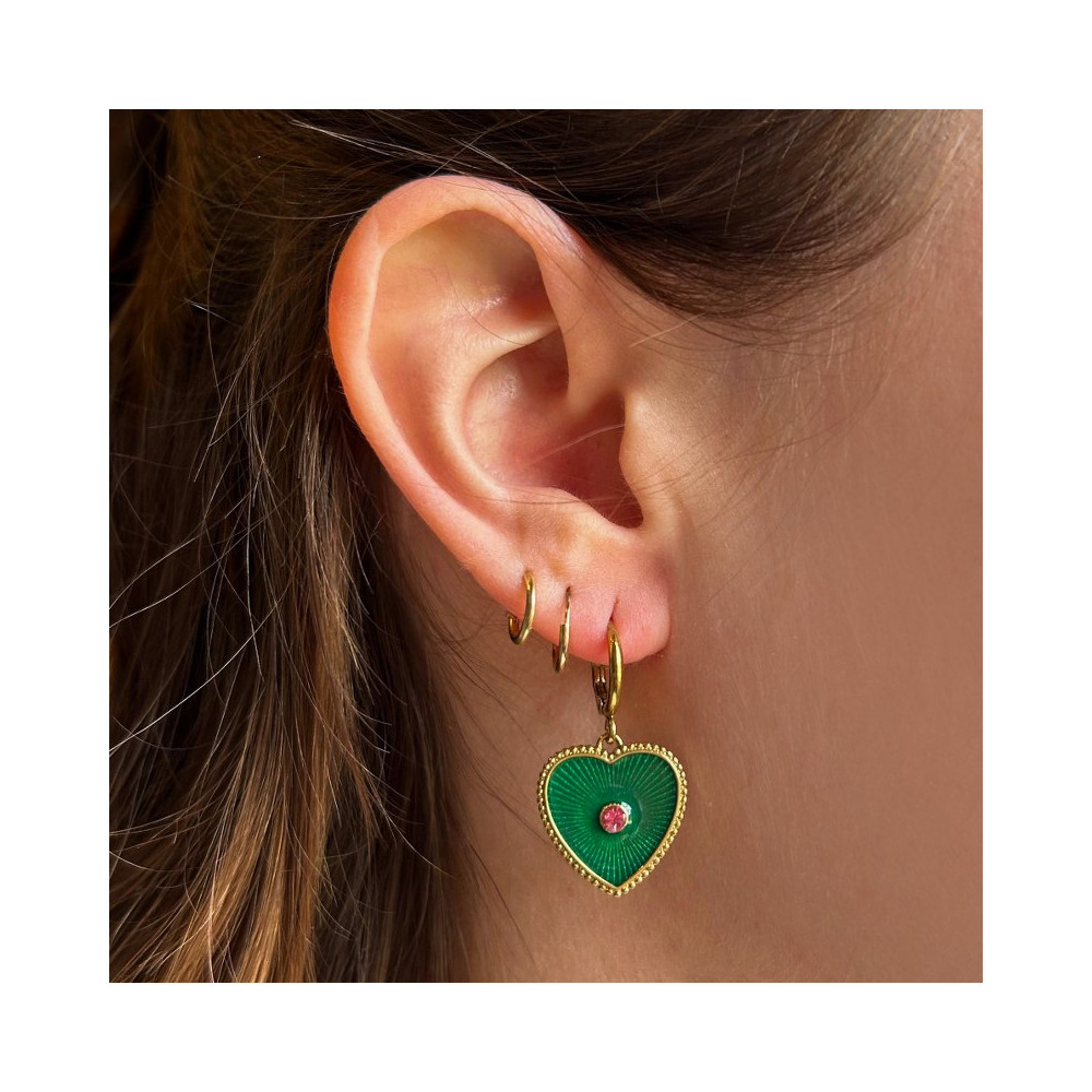 Je-m aime Oorbellen Emerald