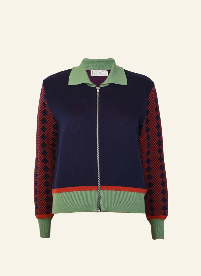 Kate Foxes Zip up Navy