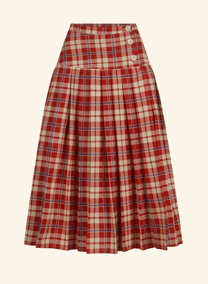 Kilt Rok Check Rood