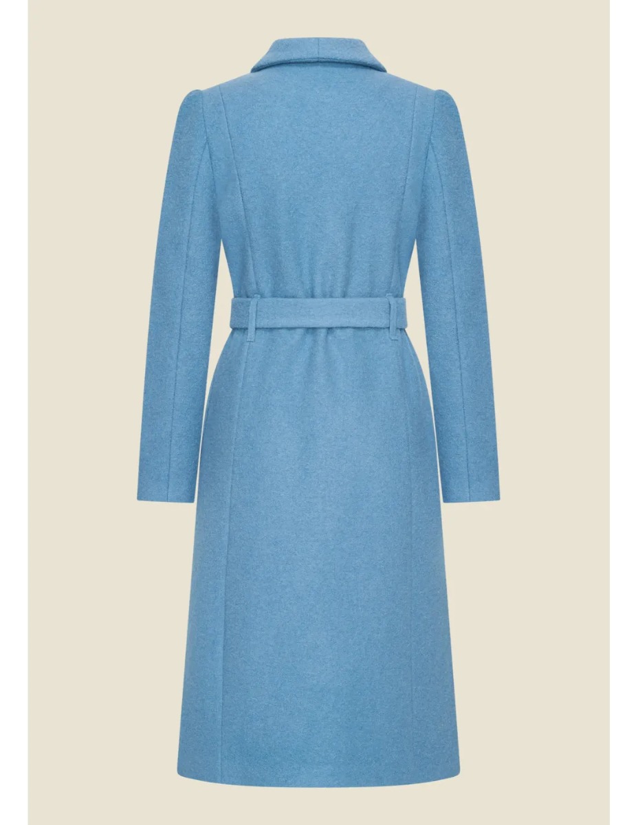 Dahlia Mantel Dusty Blauw