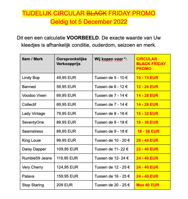 Circulair friday 5